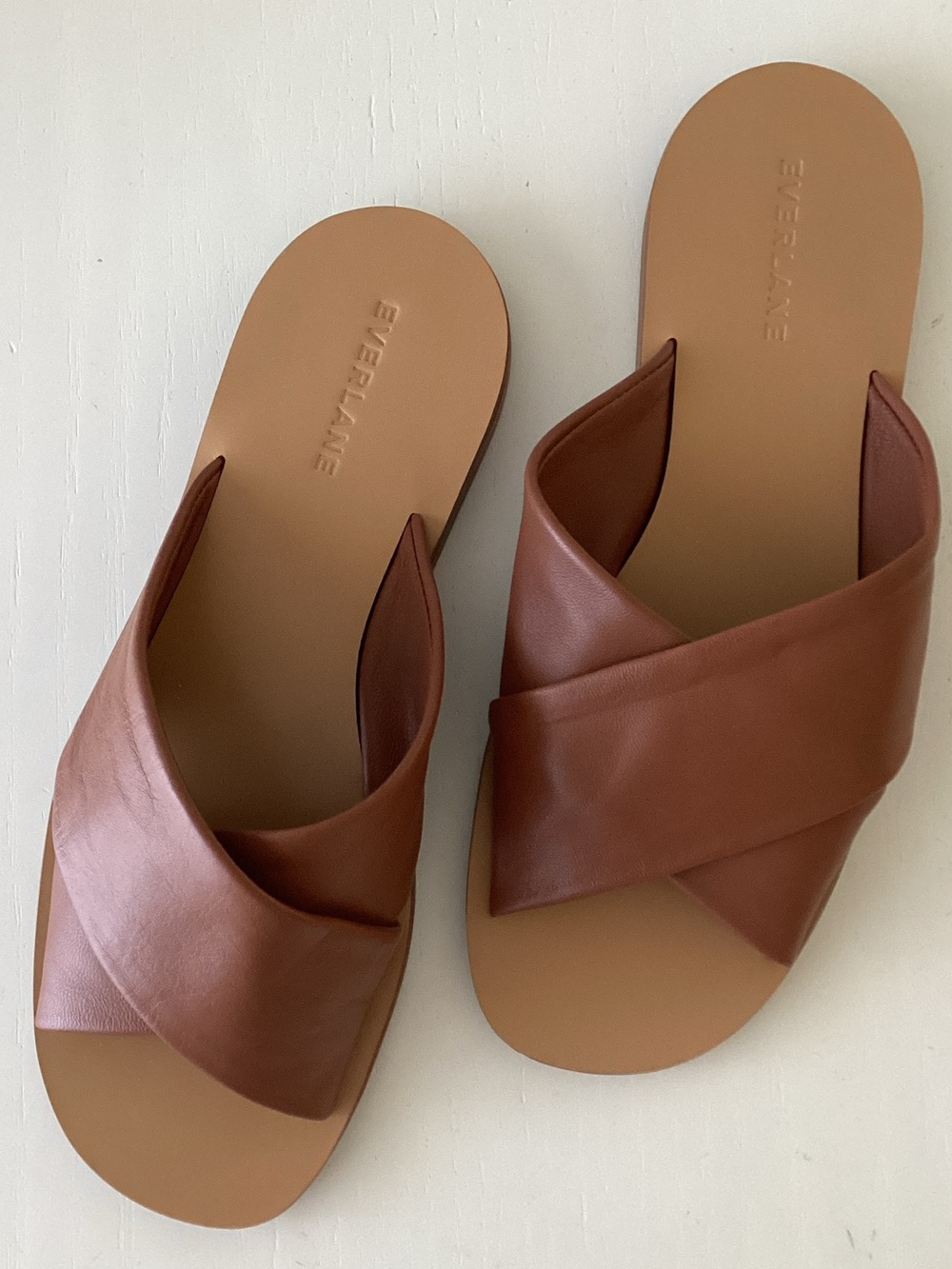 Everlane The Day Leather Crossover Sandals